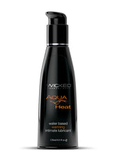 Wicked Aqua Heat Warming Water Based Lubricant 120 ml 4 Ounce Water Based Lube